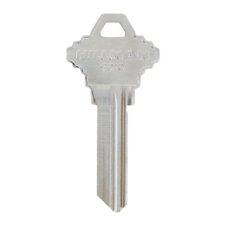Hillman HILLMAN Traditional Silver House/Office Key Blank 125 SC10 Single For Schlage Locks, PK4 88612